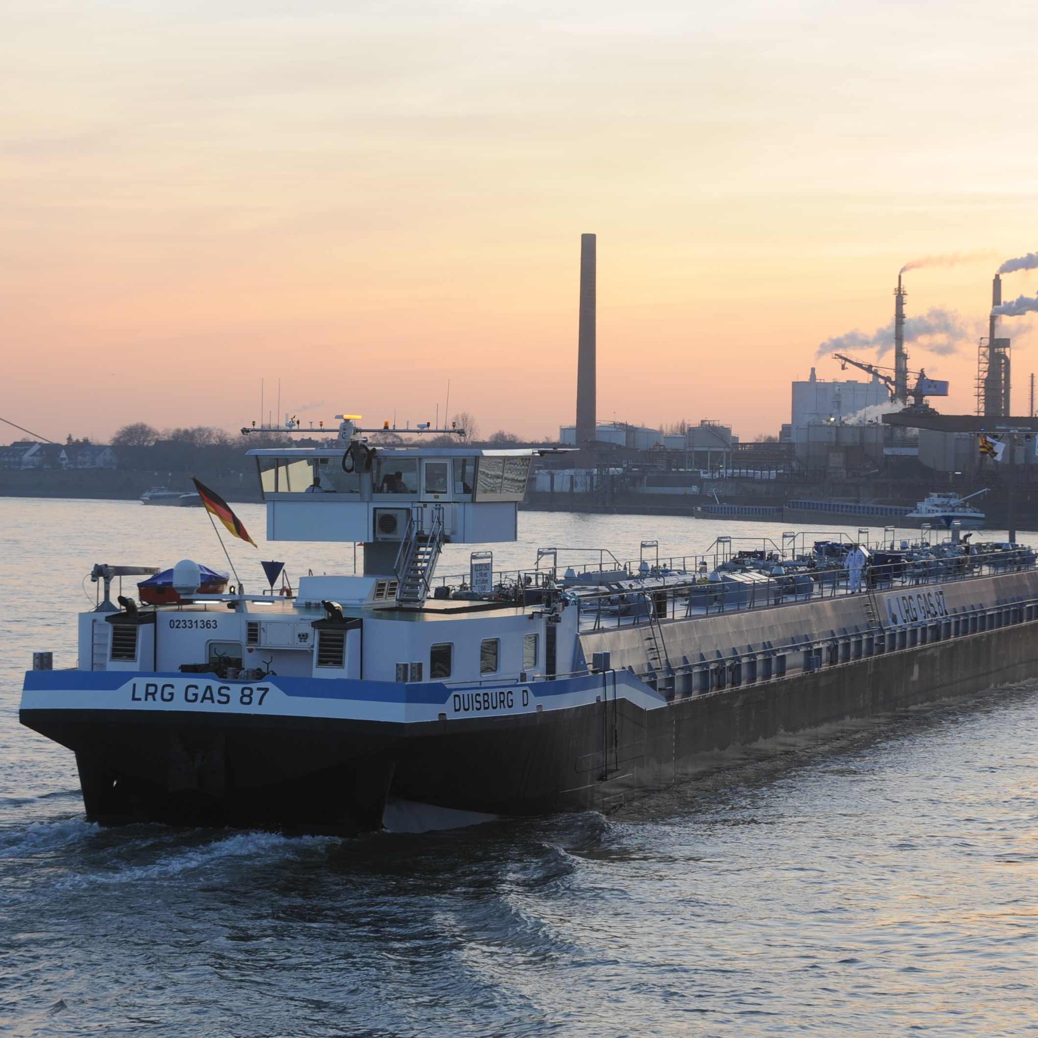 Binnenschiff Propan